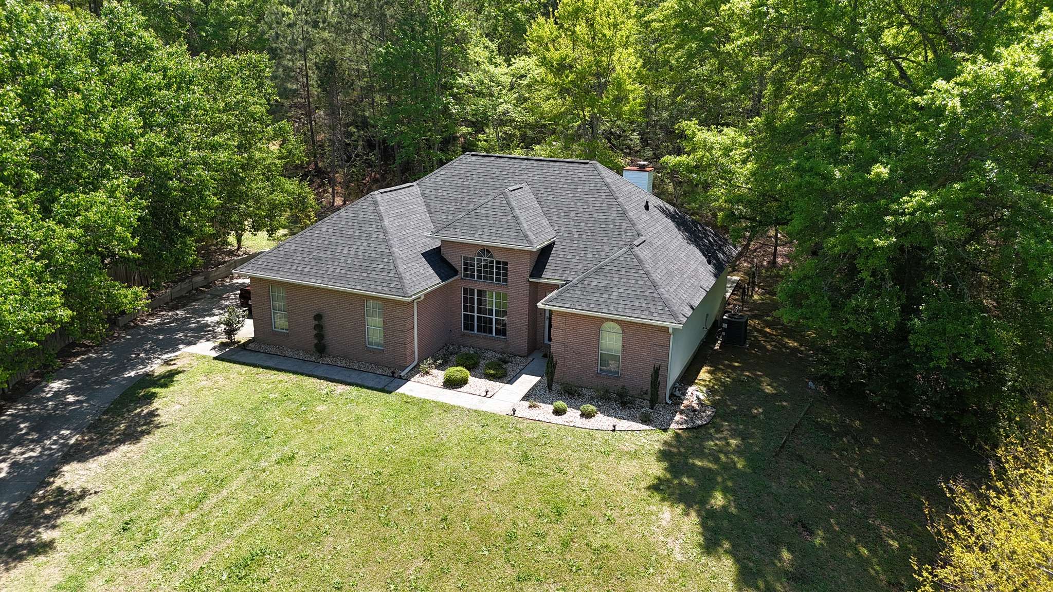 Completed roof installation — Ridgeback Roofing residential roofing project, Warner Robins GA