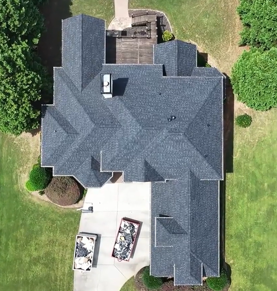 Residential roof replacement — Ridgeback Roofing residential roofing project, Warner Robins GA