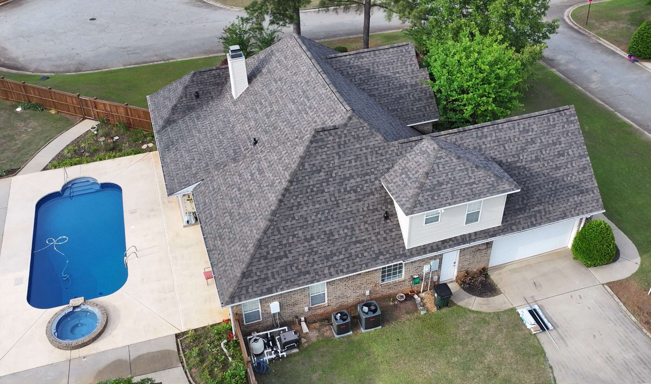 Residential roof replacement — Ridgeback Roofing residential roofing project, Warner Robins GA